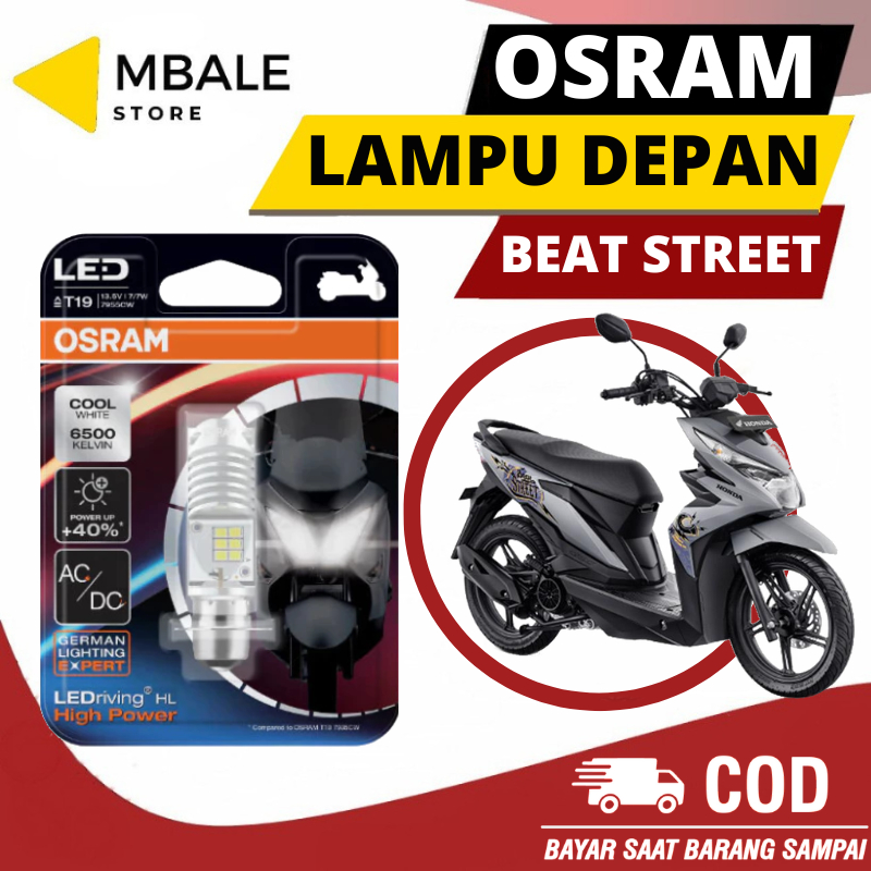 Lampu Depan Led Osram Beat Street Original AC/DC