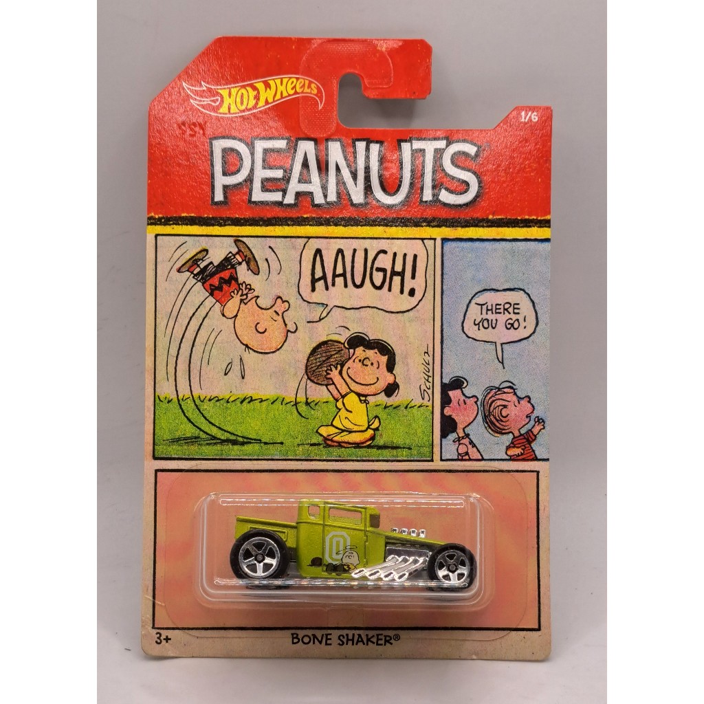 2017 Hot Wheels - Bone Shaker - Peanuts - Green