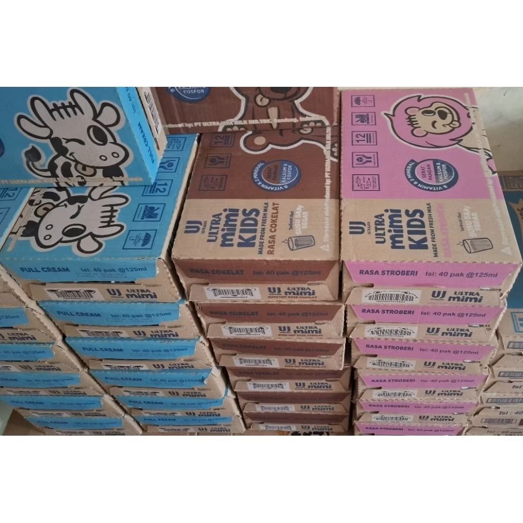 

Susu UHT Ultra Mimi Kids 1 Karton isi 40 Mix Rasa