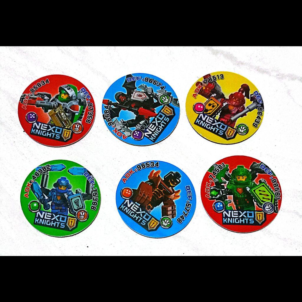 Tazos Nexo Knights 6 Pcs
