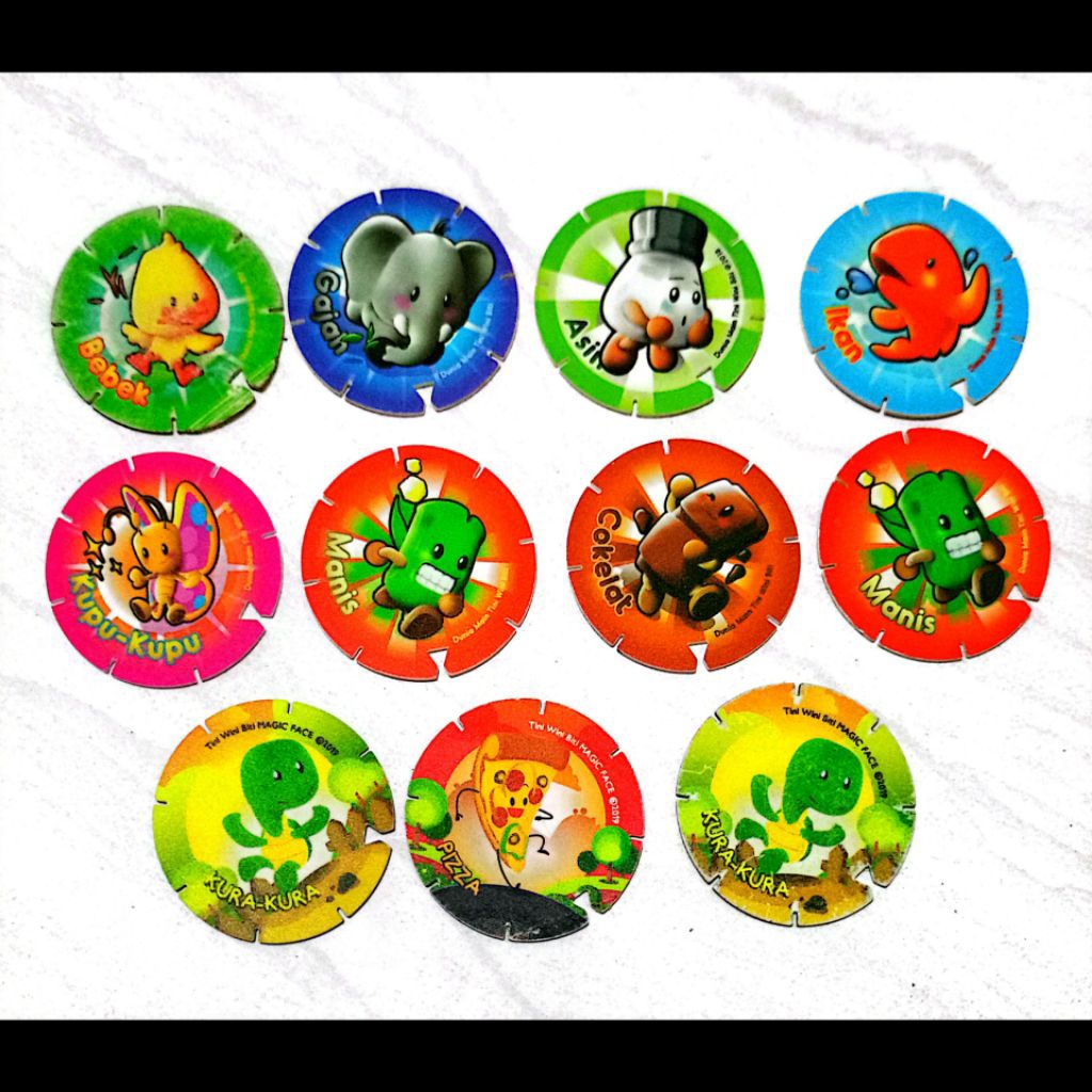 Tazos Tini Wini Biti Mix 11 Pcs