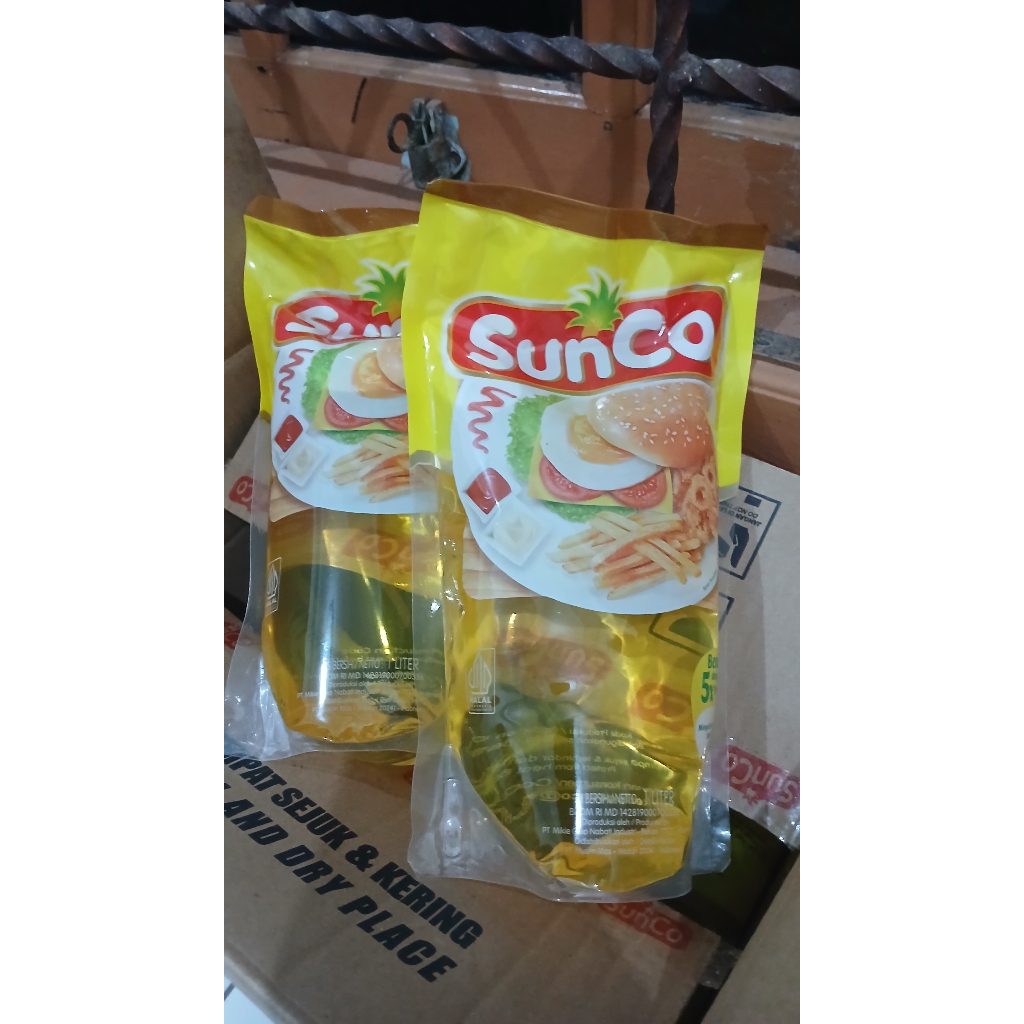 

sunco minyak goreng sawit asli 1liter