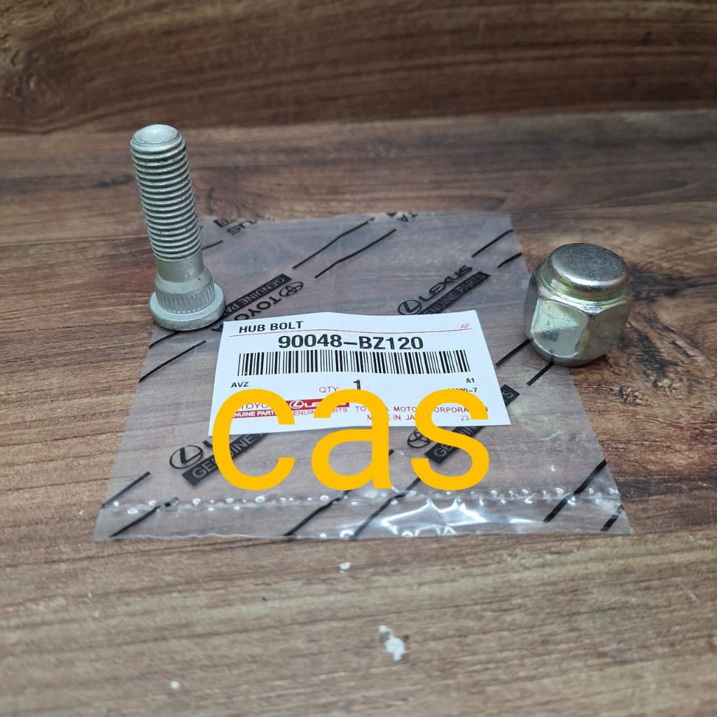 1SET BAUT RODA BOLT RODA DENGAN MUR RACING TOYOTA AVANZA ORIGINAL
