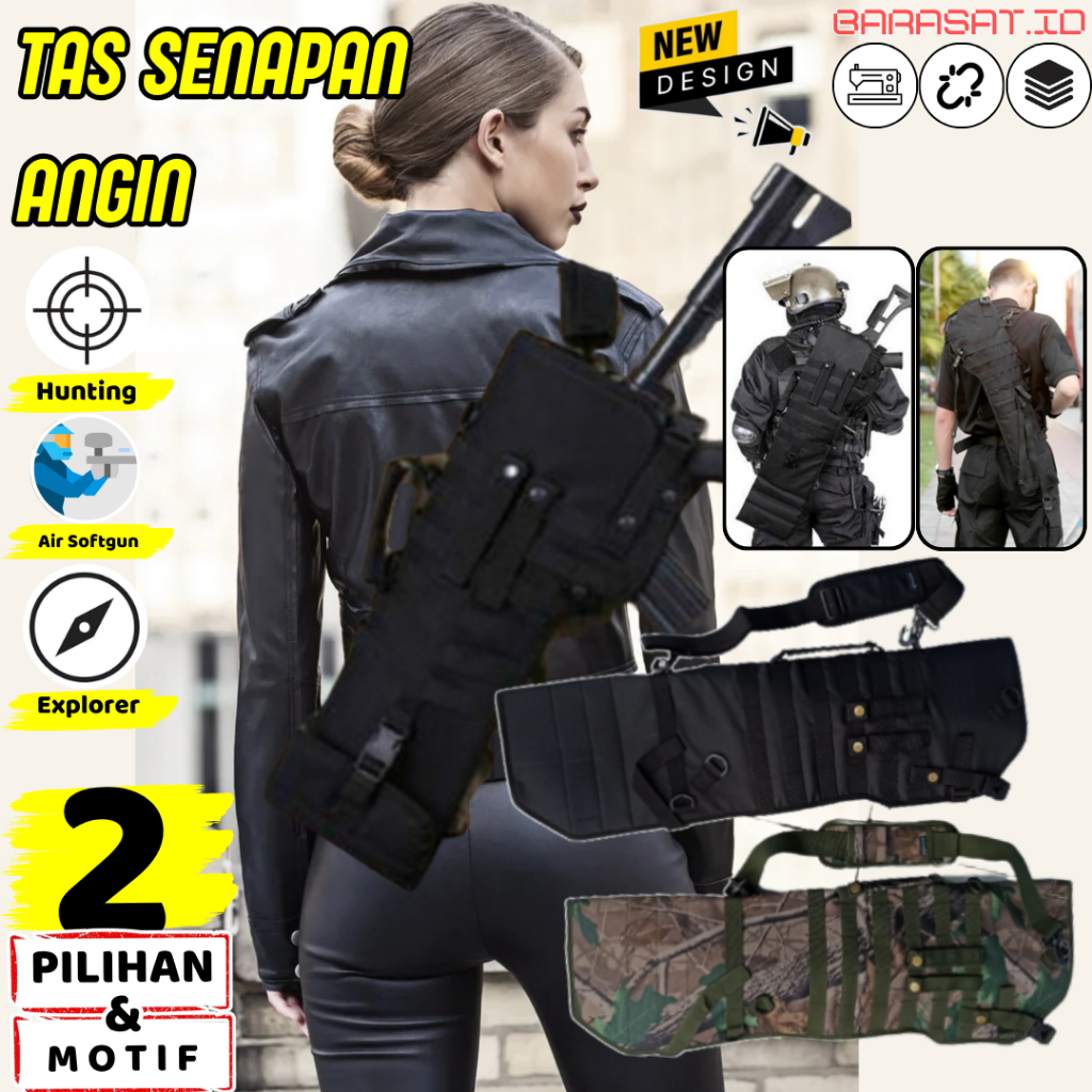 Tas Ransel Uklik PCP Gejluk Tali bahu empuk Bahan tebal Jahitan rapi kuat Ringkas bisa dilipat