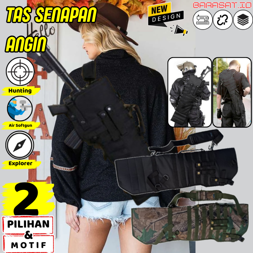 Sarung PCP Uklik Gejluk Multipump Ringkas bisa dilipat Jahitan rapi Kuat Bahan tebal tali bahu empuk