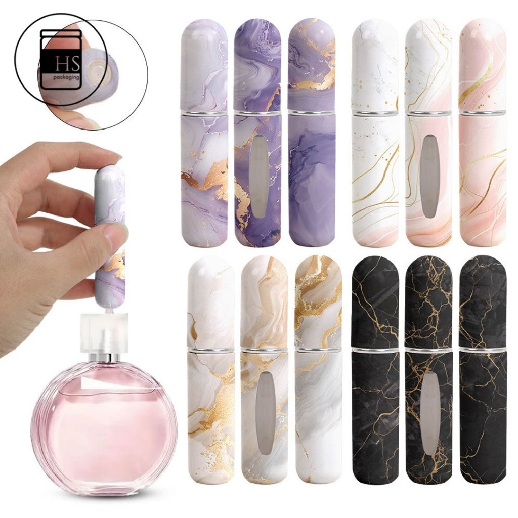 HS PACKAGING / Botol reffil parfum 5 ml motif mix / refil parfum