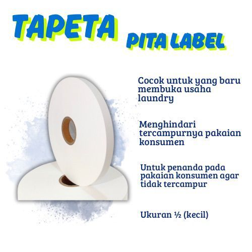 

Pita Label Laundry Taffeta – Penanda Nama Pakaian