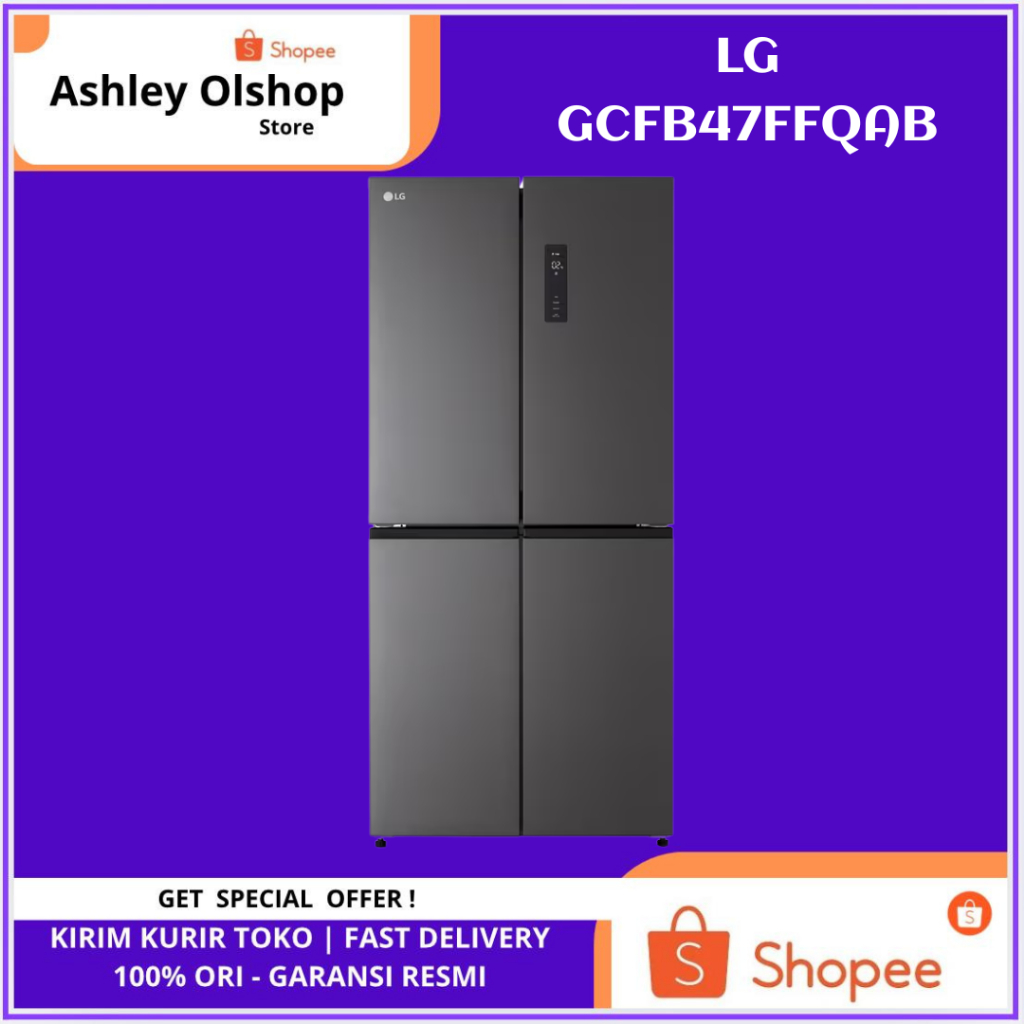 Kulkas 4 Pintu LG GCFB47FFQAB 470 L LG Multi Door GCFB47FFQAB