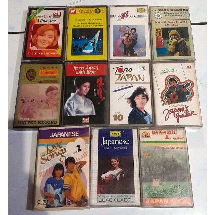 KASET PENYANYI JEPANG - PAKET 23 KASET