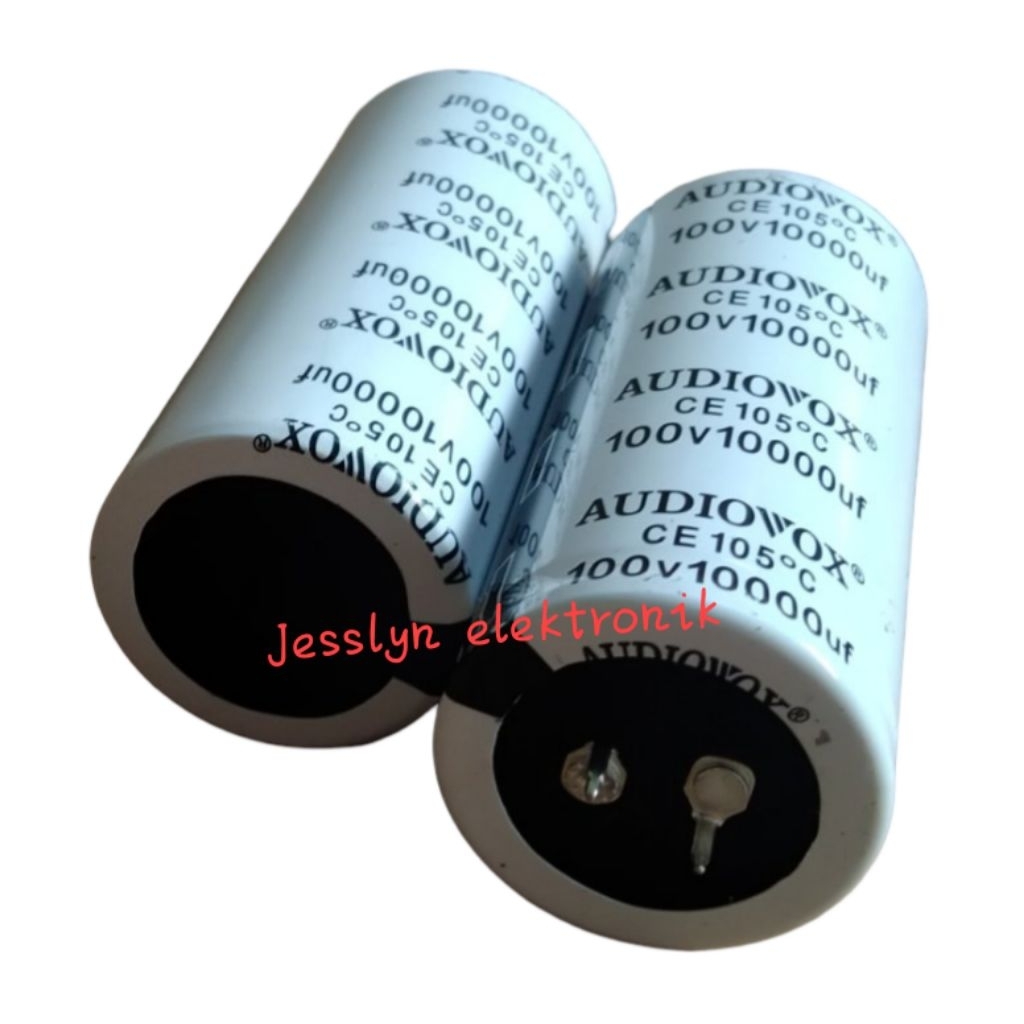 elco audiovox putih 10000uf/100v murah