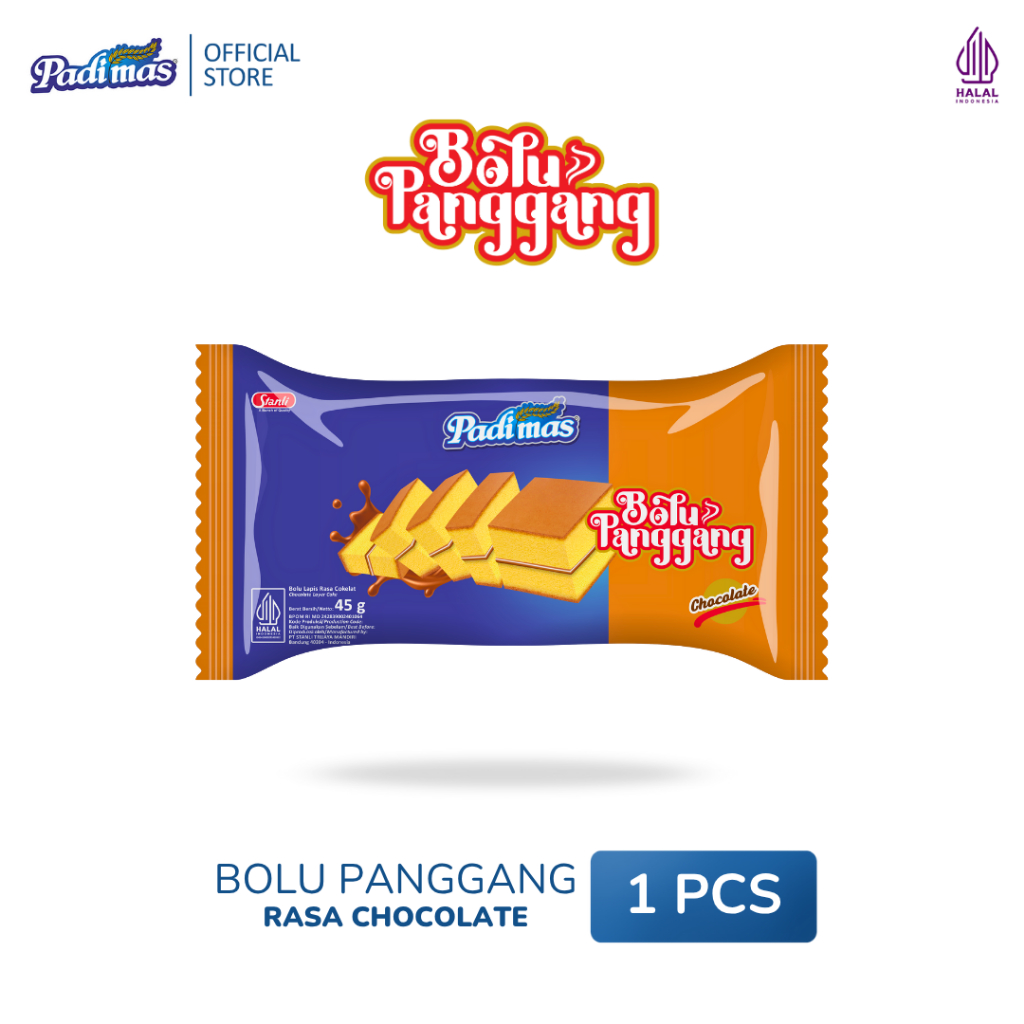 

Padimas Bolu Panggang Rasa Chocolate 45gr