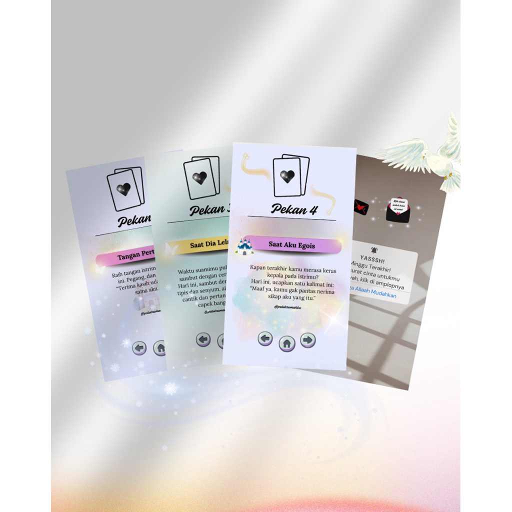 Kartu Pasangan/Flashcard Edukasi/ Aktivitas Suami Istri / Game Interaktif Pasangan - Hadiah Pernikah