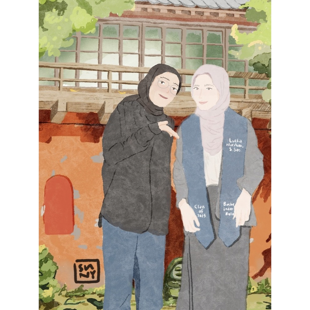 Ilustrasi Digital (Custom Background)/ Ilustrasi Karakter/ Ilustrasi Wajah/ Hadiah Digital