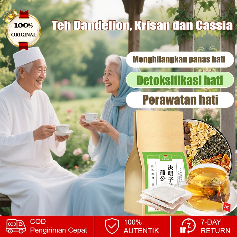 

❤️Beli 2 gratis 2❤️Teh "Bai Nian Hui Chun" dengan Dandelion dan Cassia Teh Kesehatan dan Kebugaran Teh untuk Mengurangi Panas Dalam (Kemasan Individu) Teh Detoksifikasi dan Pelangsing Kantong Teh Herbal Alami