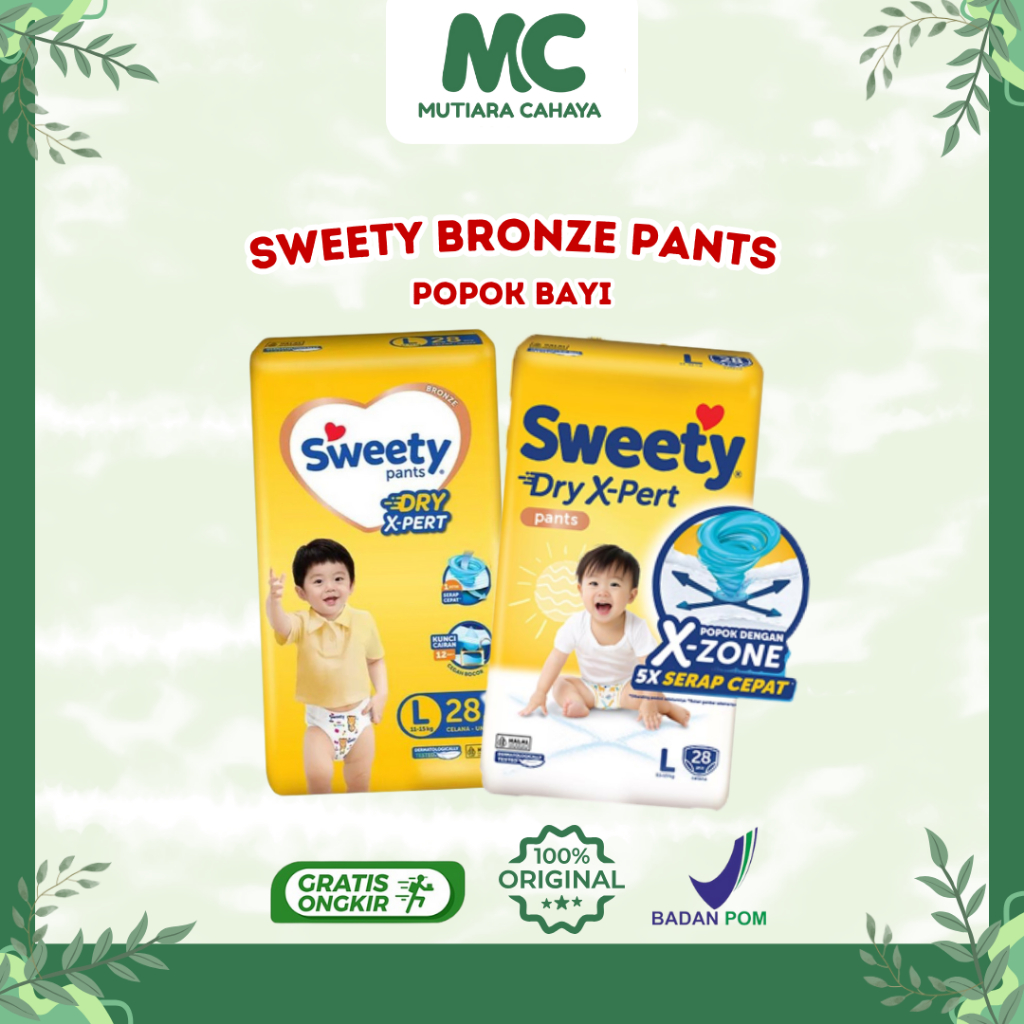 MC Official - Sweety Bronze Pants | Sweety Bronze Pampers - Sweety Popok Bayi Bronze