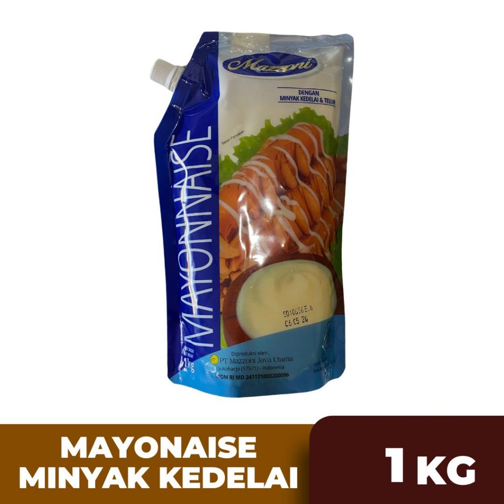 

Mazzoni Mayonaise Original/Kedelai 1kg & 250gr