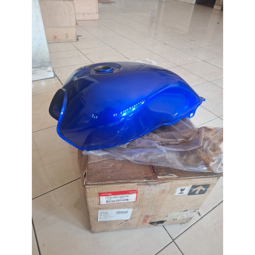 fuel tank tangki bensin bahan bakar honda MP megapro mega pro primus biru original ahm honda 17510-K