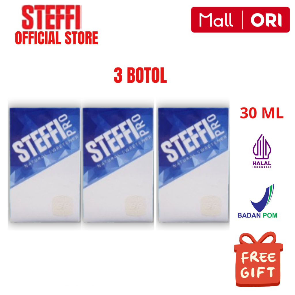 

Steffi Pro Paket 3 Botol Dari Daun Stevia murni 300x Lebih manis Alami