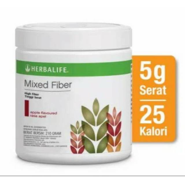 

Herbalife Mixed Fiber Serat Apple Flavoured Tinggi Beras Bersih 210 Gram