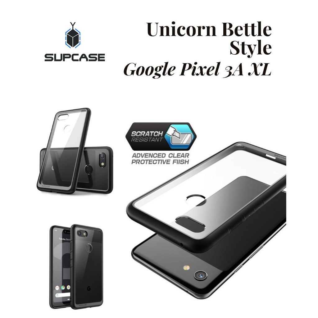 CASE PIXEL 3A XL SUPCASE UNICORN BEETLE STYLE CASE PIXEL 3A XL - BLACK