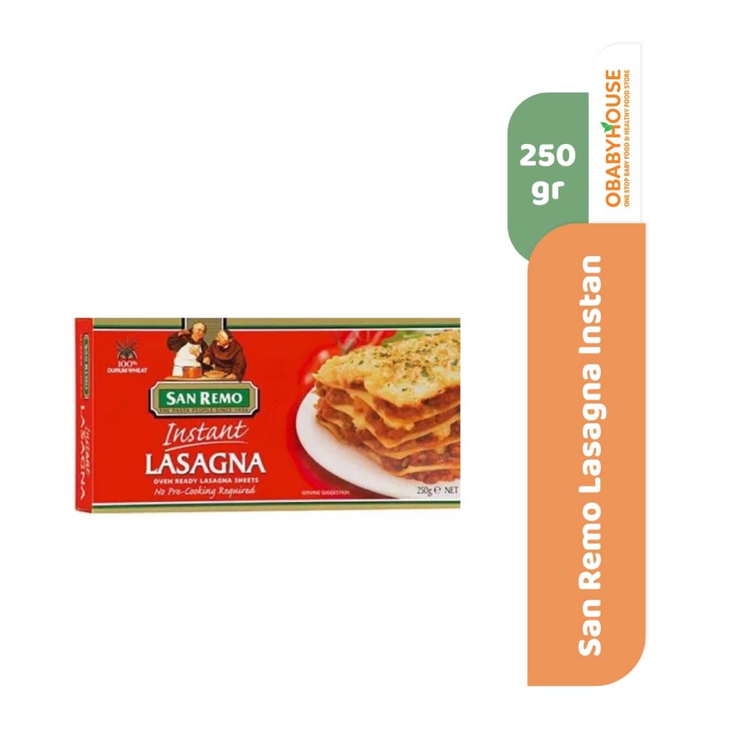 

San Remo Lasagna Instan 250 gr