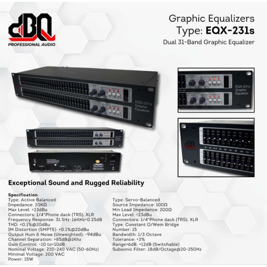 Equalizer DBQ EQX 231S Original