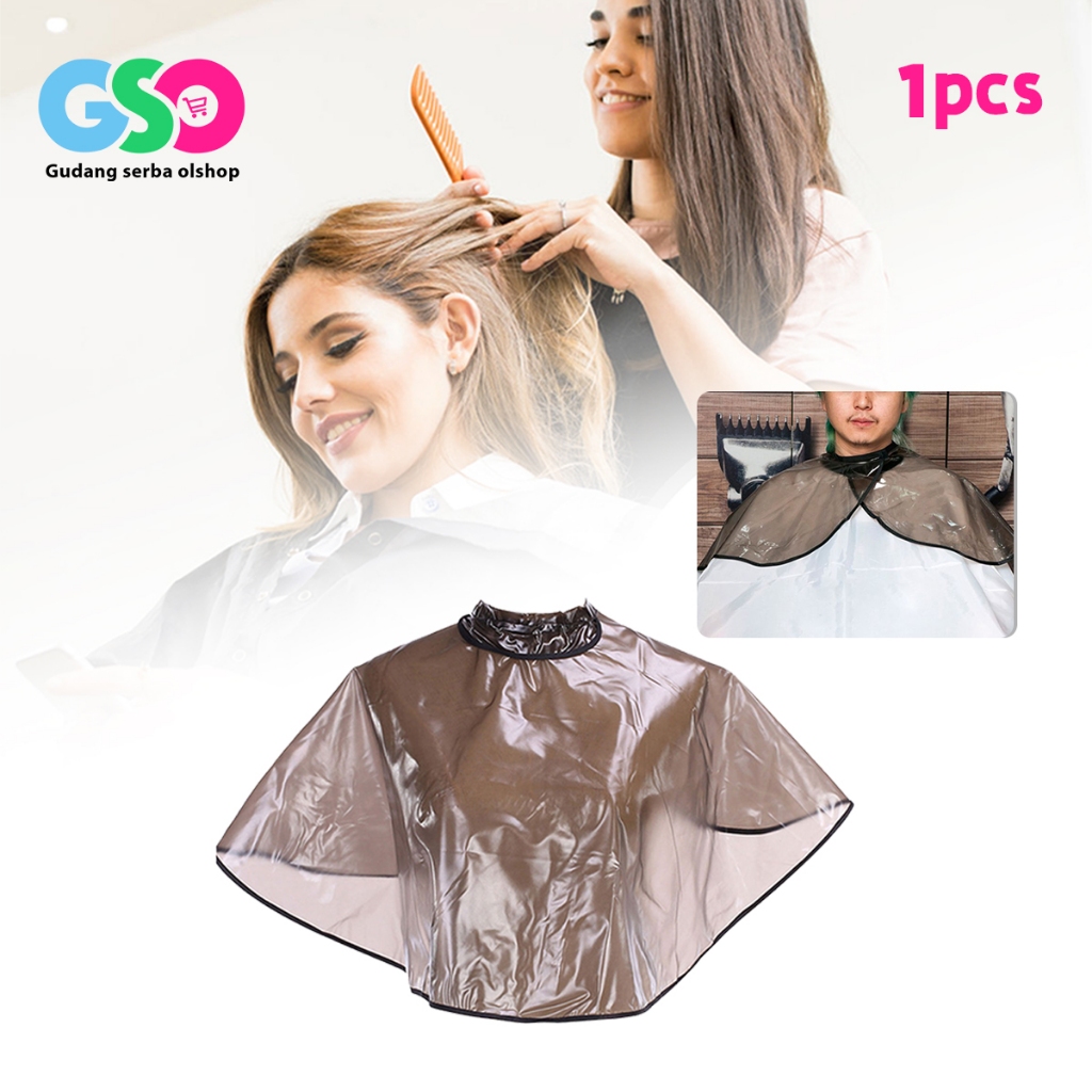 Kip Cat Rambut Salon Kain Potong Rambut Barbershop Penutup Pelindung Semir Waterproof Transparant