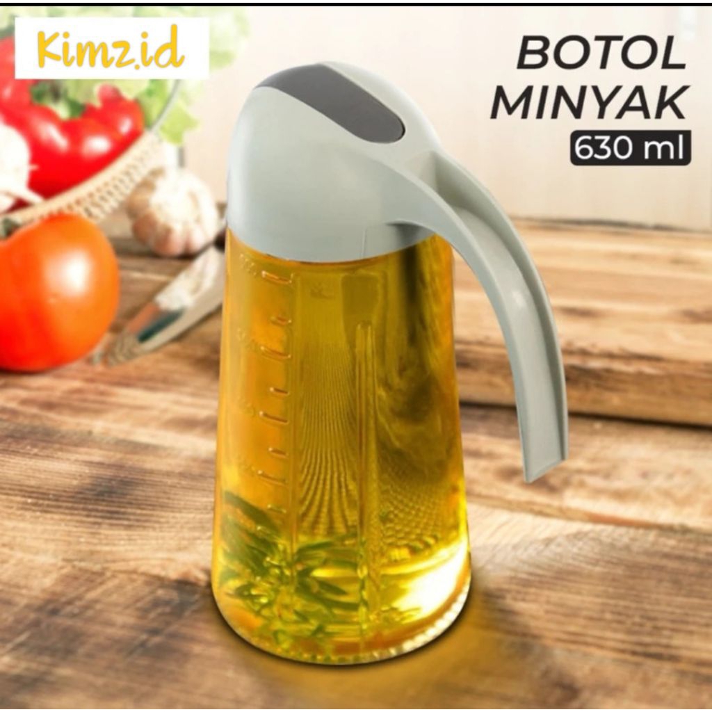 OILPOT BOTOL MINYAK KACA SERBAGUNA SEASONING GLASS JAR 630ML - CY180 | TEMPAT MINYAK KACA GLASS JAR