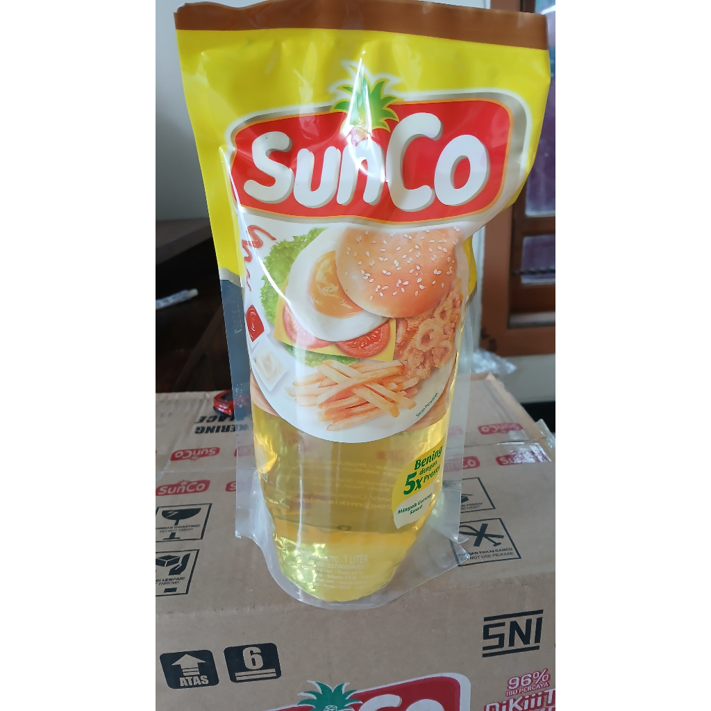 

sunco minyak kelapa sawit bening asli 1 liter