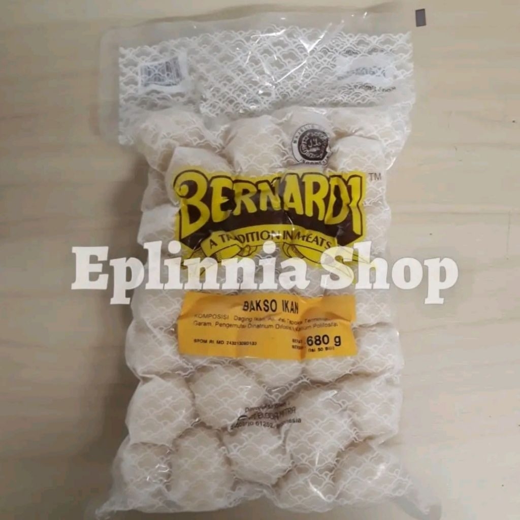 

Bernardi Bakso Ikan 680 gr - Isi 50 Biji