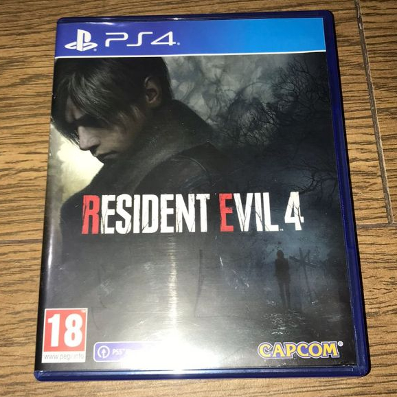 [PS4] Resident Evil 4 Remake (Region 2 / English) RE4 RE BD Kaset PS 4 CD Games Playstation PS5 5 Re