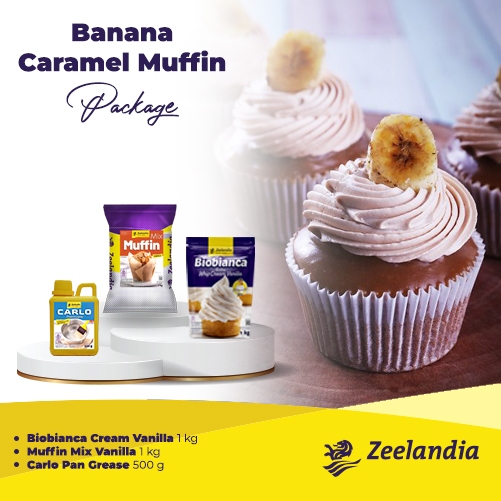

PAKET 6 Banana caramel muffin