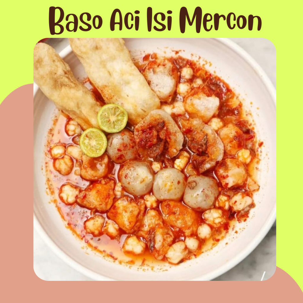 

Baso Aci Mercon Pedas Original Bakso Halal Frozen Food
