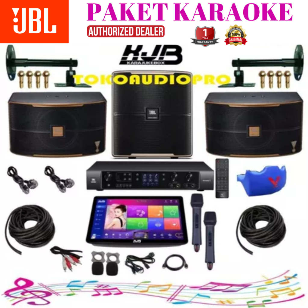 Paket Karaoke JBL Pasion 10 Karaoke Set JBL Original KJB QU1N