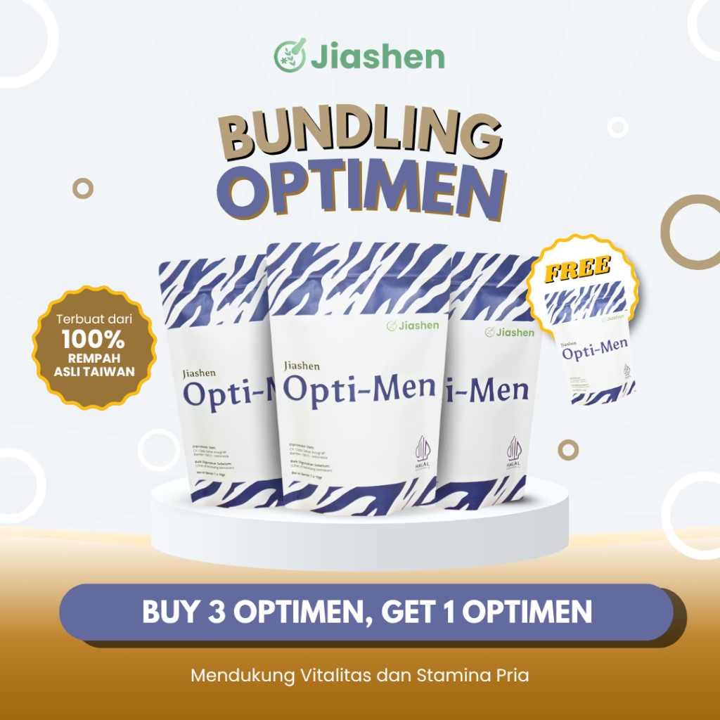 

[Spesial Bundling] Jiashen OptiMen Beli 3 Gratis 1