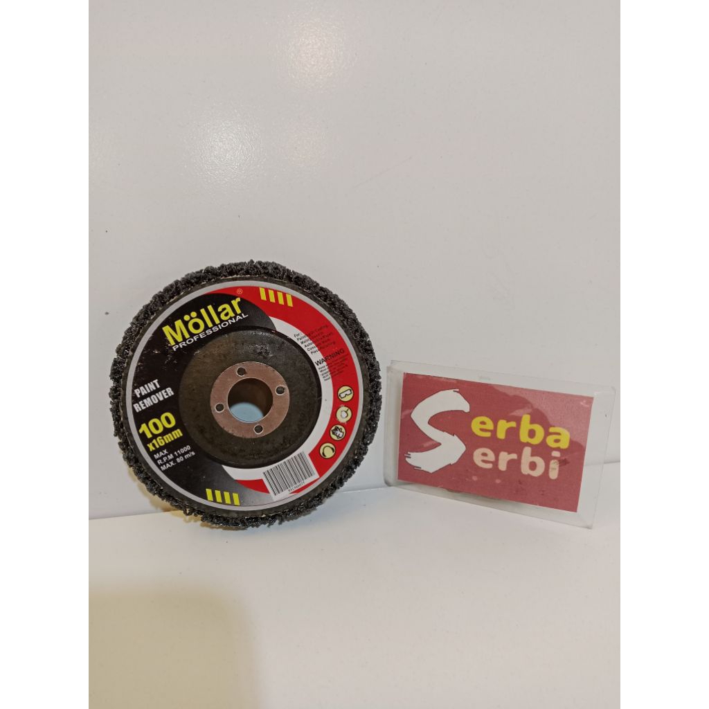 *4" AMPLAS PERONTOK CAT*Mata gerinda paint remover 160mm