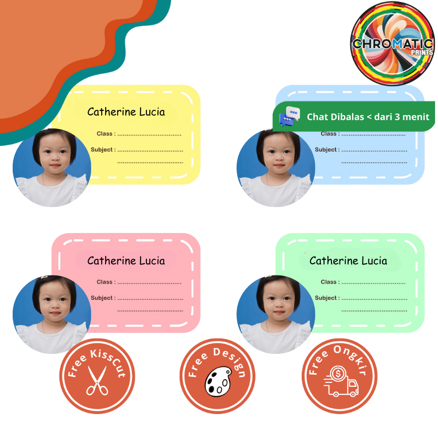 

Stiker Label Nama Anak Custom foto