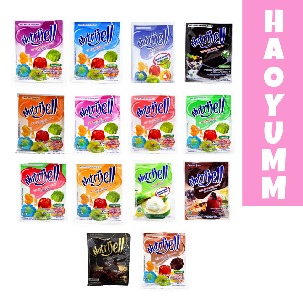 

NUTRIJELL Jelly kemasan ekonomis 10 g Forisa [HAOYUMM]