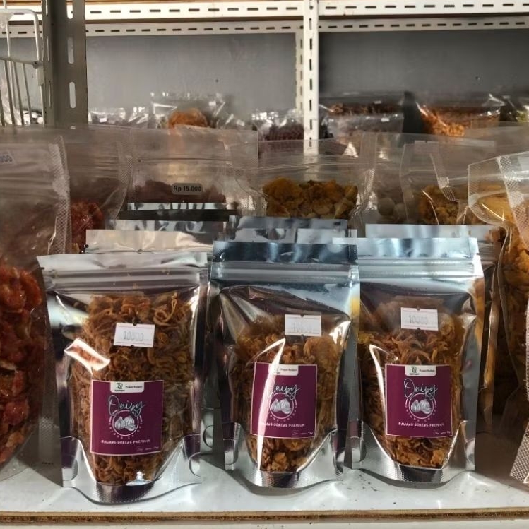 

BAWANG GORENG CRISPY ISI 25 GRAM | Banna Foody | Snack Viral