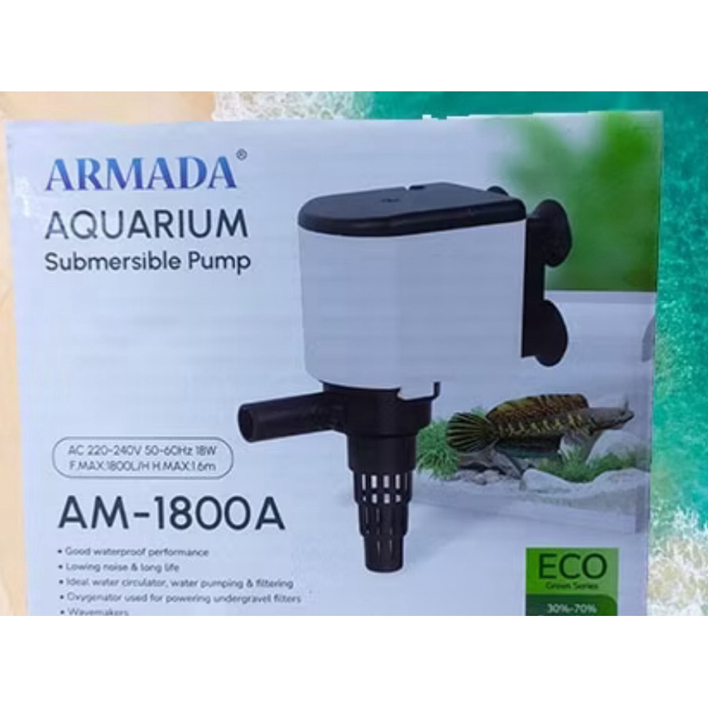 Pompa Air Armada AM 1800 A - Pompa Celup / Water Pump Akuarium / Kolam