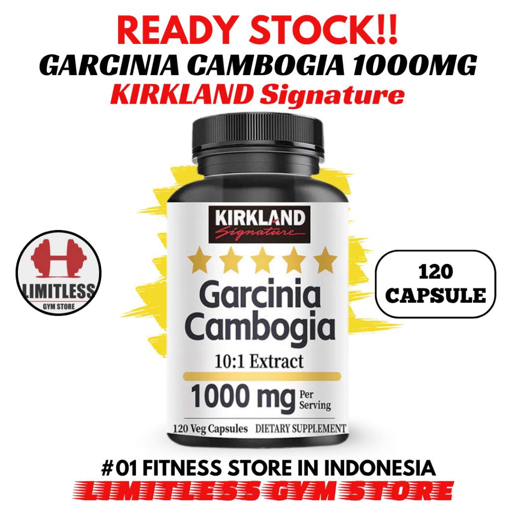 (PROMO!) USA GARCINIA CAMBOGIA 1000mg - 120 Kapsul Pembakar Lemak Tubuh