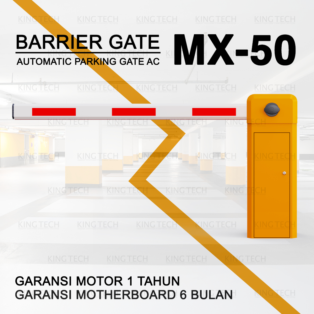 Barrier Gate MX50 AC / Mesin Parkir Portal Otomatis