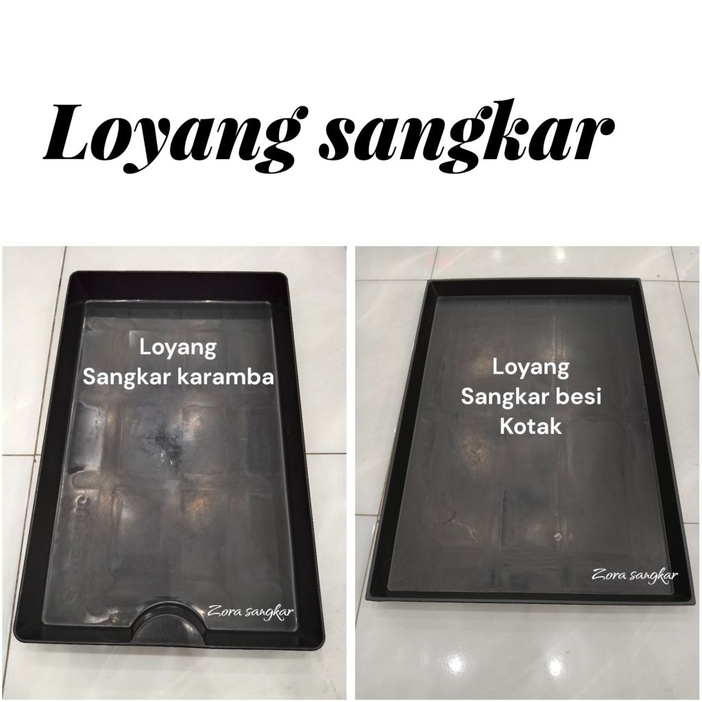 LOYANG SANGKAR BURUNG BESI KOTAK & LOYANG SANGKAR KARAMBA