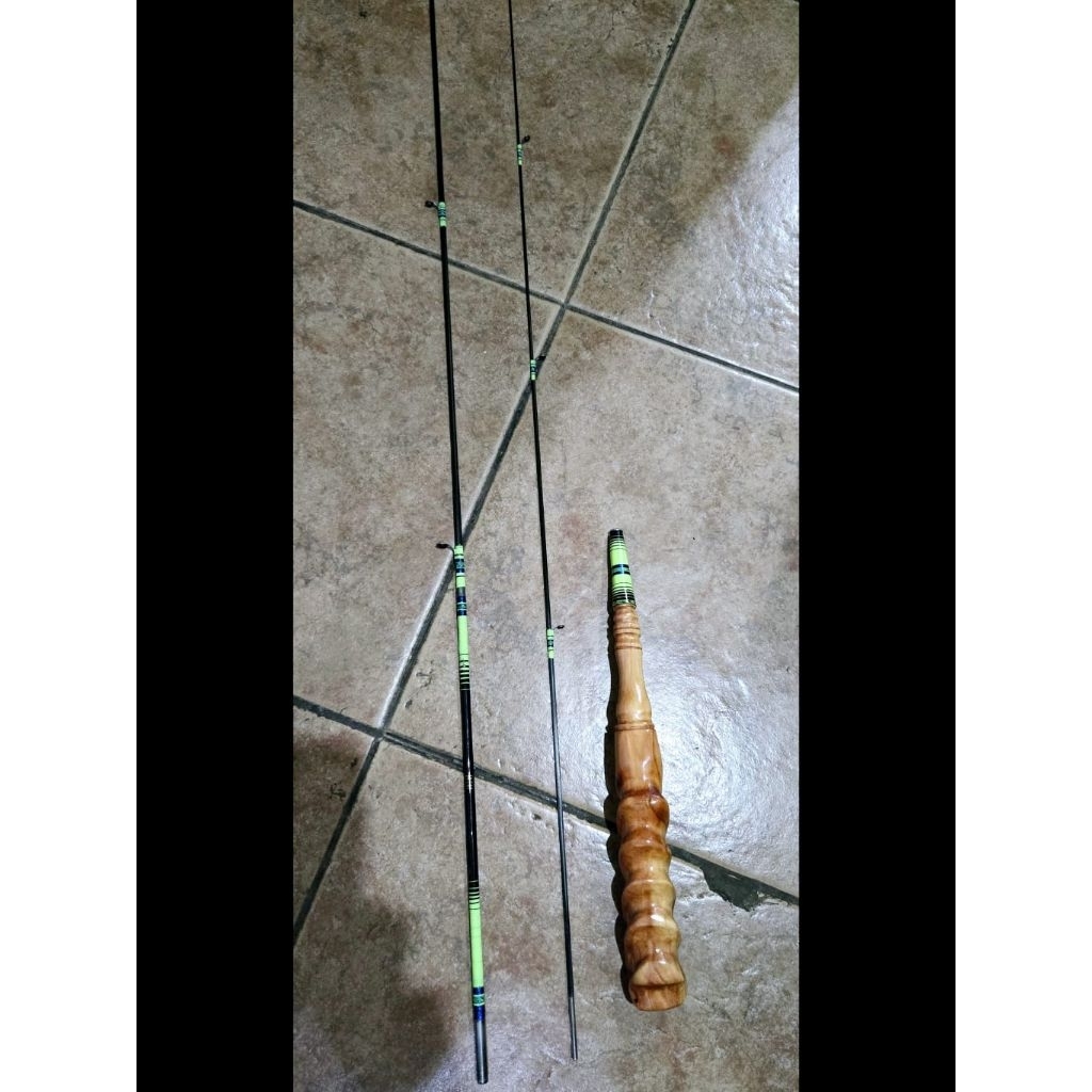 Joran microfishing/joran wader Bahan sutet sambung 3. Panjang 2 Meter/joran sutet/joran wader/joran 