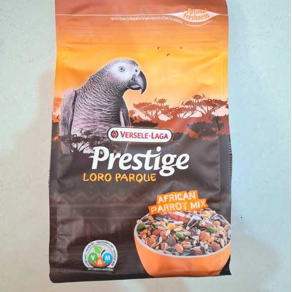 Prestige african parrot Versele Laga 1kg loro parque makanan parrot
