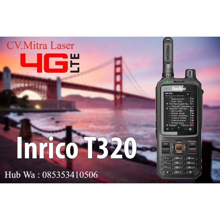 HT PoC Inrico T320 4G LTE Radio Komunikasi