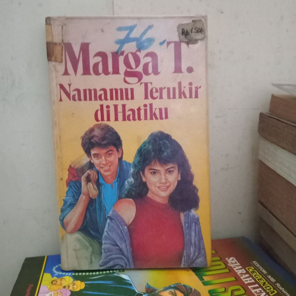 novel marga t namamu terukir di hatiku