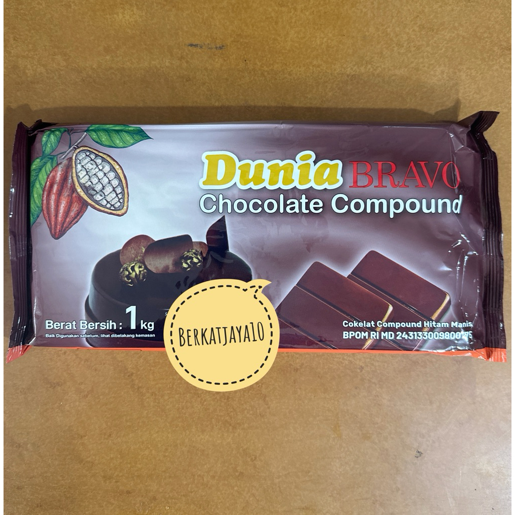

Dunia Bravo Coklat Batang Compound 1kg / Coklat Batang Murah