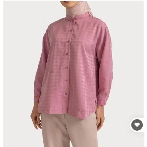 Ria Miranda Amna monogram shirt