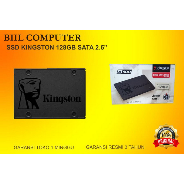 Kingston SSD 128 GB SATA 2,5"